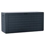 Casa si Gradina - Gradina si terasa - Mobilier exterior - Dulapuri si lazi depozitare exterior - Lada depozitare de gradina, antracit, 116x44x55 cm, woodenbox - Infinity.ro