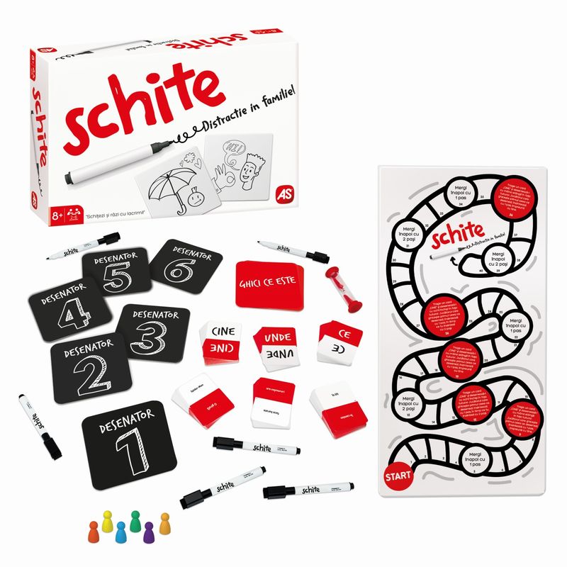 Jucarii, Copii si Bebe - Jucarii si jocuri - Jocuri si puzzle - Jocuri de societate - Joc schite distractie in familie - Infinity.ro