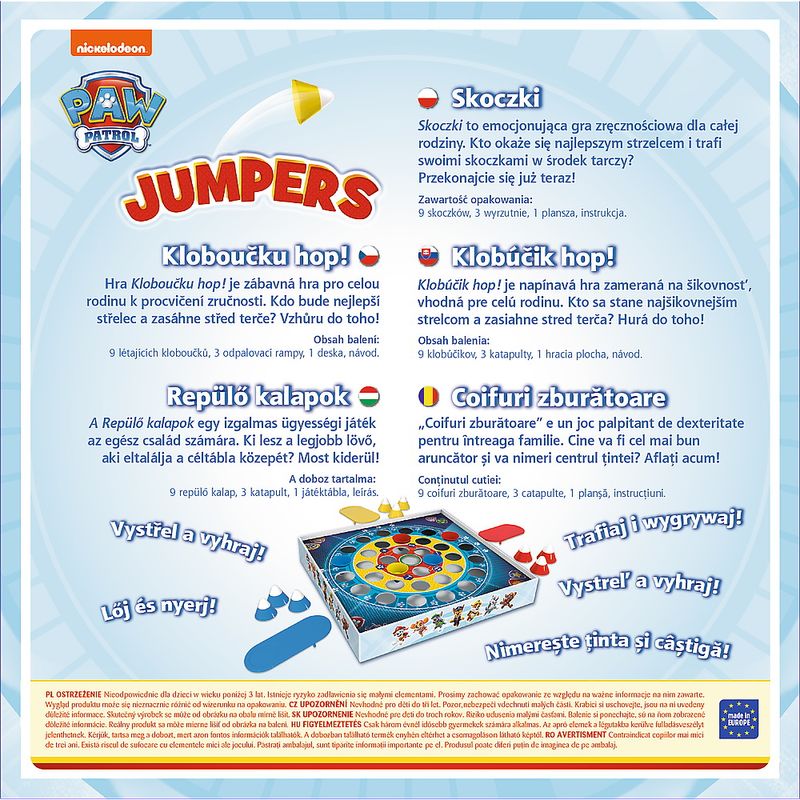 Jucarii, Copii si Bebe - Jucarii si jocuri - Jocuri si puzzle - Jocuri de societate - Joc jumpers patrula catelusilor - Infinity.ro