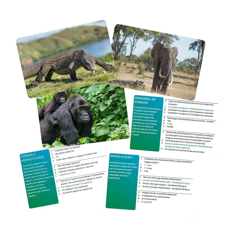 Jucarii, Copii si Bebe - Jucarii si jocuri - Jocuri si puzzle - Jocuri de societate - Joc interactiv lumea animalelor in limba romana - Infinity.ro