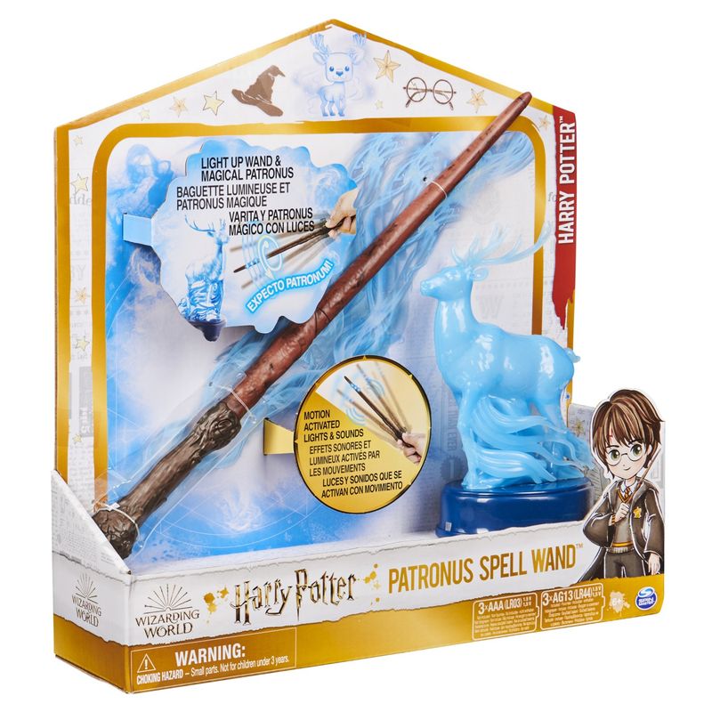 Jucarii, Copii si Bebe - Jucarii si jocuri - Jocuri si puzzle - Jocuri de societate - Harry potter wizarding world patronus spell wand bagheta  lui harry 33cm - Infinity.ro
