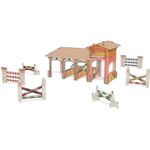 Jucarii, Copii si Bebe - Jucarii si jocuri - Figurine - Papo figurina set poney club-boxa carton+4 figurine - Infinity.ro