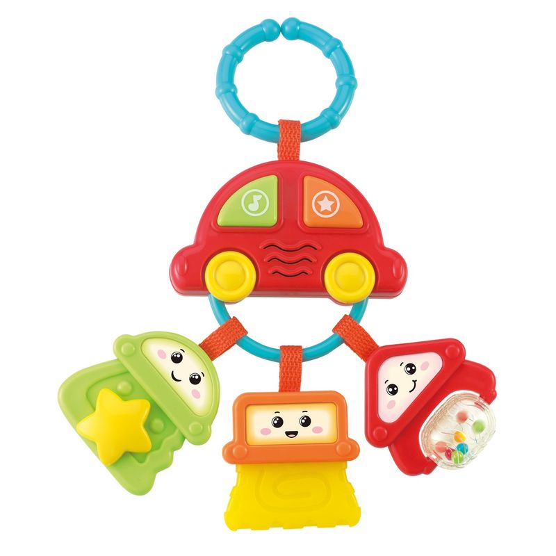 Jucarii, Copii si Bebe - Jucarii si jocuri - Jucarii bebelusi - Jucarii interactive bebelusi - Winfun zornaitoare masinuta cu 3 chei - Infinity.ro