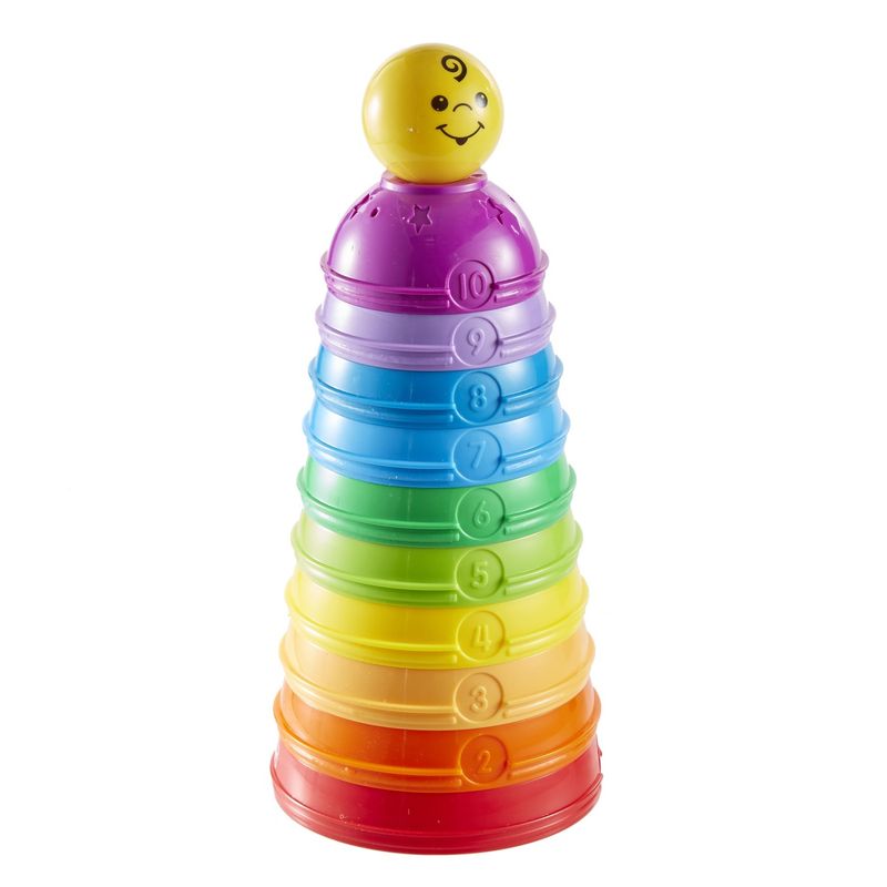 Jucarii, Copii si Bebe - Jucarii si jocuri - Jucarii bebelusi - Jucarii interactive bebelusi - Fisher price piramida cupelor - Infinity.ro