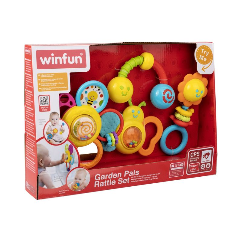 Jucarii, Copii si Bebe - Jucarii si jocuri - Jucarii bebelusi - Jucarii zornaitoare - Winfun set 4 zornaitori - Infinity.ro