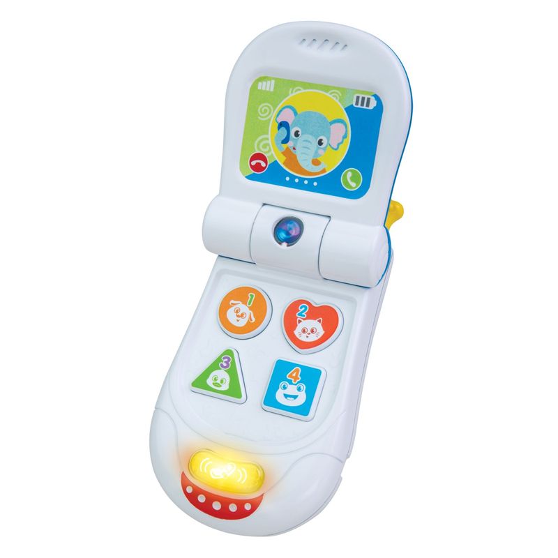 Jucarii, Copii si Bebe - Jucarii si jocuri - Jucarii bebelusi - Jucarii interactive bebelusi - Winfun telefon cu clapeta cu sunete - Infinity.ro