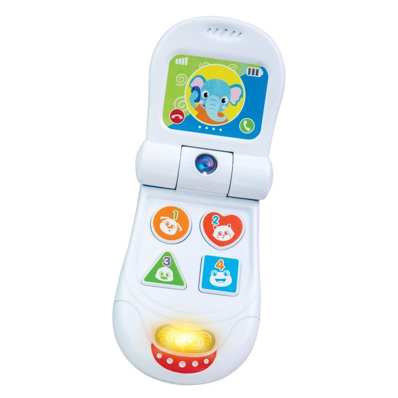 Jucarii, Copii si Bebe - Jucarii si jocuri - Jucarii bebelusi - Jucarii interactive bebelusi - Winfun telefon cu clapeta cu sunete - Infinity.ro