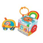Jucarii, Copii si Bebe - Jucarii si jocuri - Jucarii bebelusi - Jucarii interactive bebelusi - Winfun cub din material textil - Infinity.ro