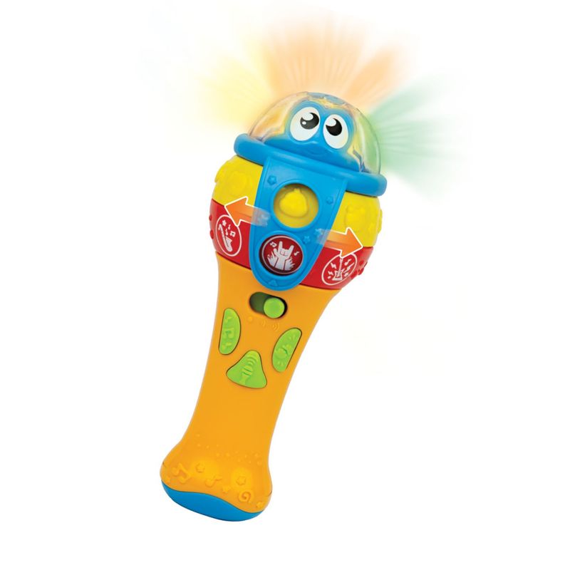 Jucarii, Copii si Bebe - Jucarii si jocuri - Jucarii bebelusi - Jucarii interactive bebelusi - Winfun microfon cu sunete si lumini - Infinity.ro