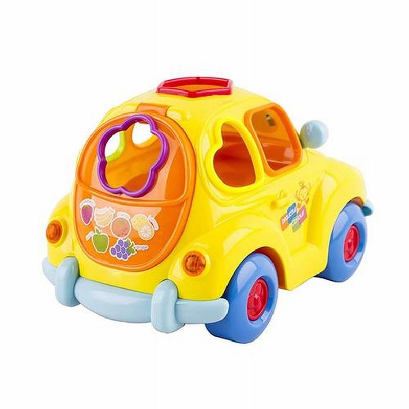 Jucarii, Copii si Bebe - Jucarii si jocuri - Jucarii bebelusi - Jucarii interactive bebelusi - Masinuta fructelor cu forme sunete si lumini - Infinity.ro