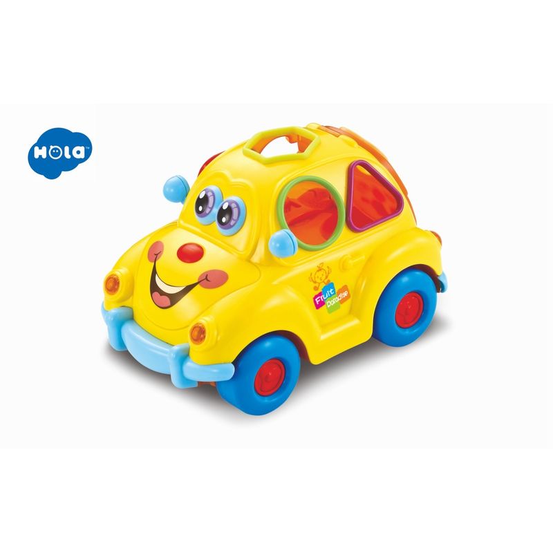 Jucarii, Copii si Bebe - Jucarii si jocuri - Jucarii bebelusi - Jucarii interactive bebelusi - Masinuta fructelor cu forme sunete si lumini - Infinity.ro