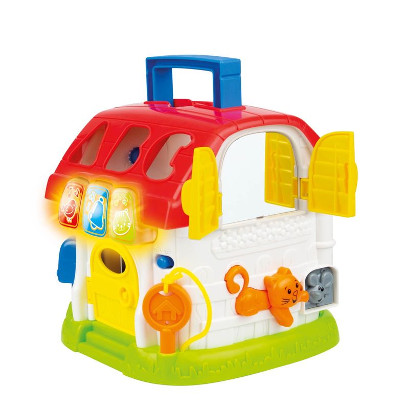 Jucarii, Copii si Bebe - Jucarii si jocuri - Jucarii bebelusi - Jucarii interactive bebelusi - Winfun casuta cu activitati - Infinity.ro