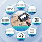 PC, gaming si accesorii - Imprimante, scanere & consumabile - Imprimante - Imprimante termice - Imprimanta de mana portabila, potrivit pentru suprafete multiple, coduri de bare, dimensiuni inaltime imprimare 2-12.7mm - Infinity.ro