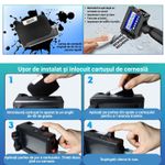 PC, gaming si accesorii - Imprimante, scanere & consumabile - Imprimante - Imprimante termice - Imprimanta de mana portabila, potrivit pentru suprafete multiple, coduri de bare, dimensiuni inaltime imprimare 2-12.7mm - Infinity.ro