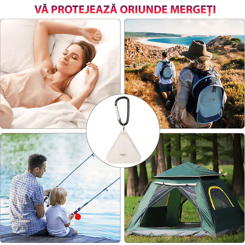 Market - Curatenie si intretinere casa - Produse menaj - Insecticide si capcane - Dispozitiv Portabil Ultrasonic Anti-Insecte, Fara Chimicale, 8 Frecvente, Protectie  48h, USB, Activitati Exterioare - Infinity.ro