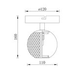 Casa si Gradina - Corpuri si surse de iluminat - Plafoniere, aplice si spoturi - Aplica Braytron BR-BV01-00013, 1xG9, auriu+ transparent - Infinity.ro