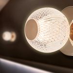 Casa si Gradina - Corpuri si surse de iluminat - Plafoniere, aplice si spoturi - Aplica Braytron BR-BV01-00013, 1xG9, auriu+ transparent - Infinity.ro