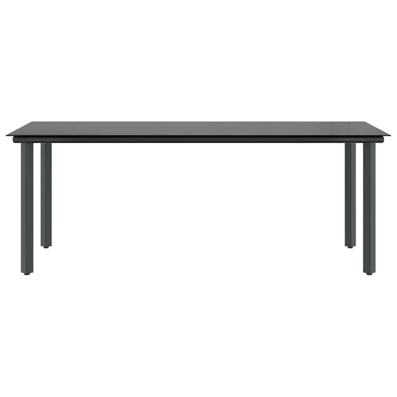 Casa si Gradina - Gradina si terasa - Mobilier exterior - Seturi mobila gradina - Set de sufragerie de gradina de 9 piese sticla poliratan maro - Infinity.ro