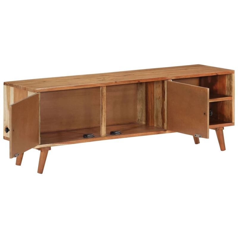 Casa si Gradina - Mobilier - Comode si corpuri - Comode - Comoda TV, 112x30x40 cm, lemn masiv de acacia - Infinity.ro