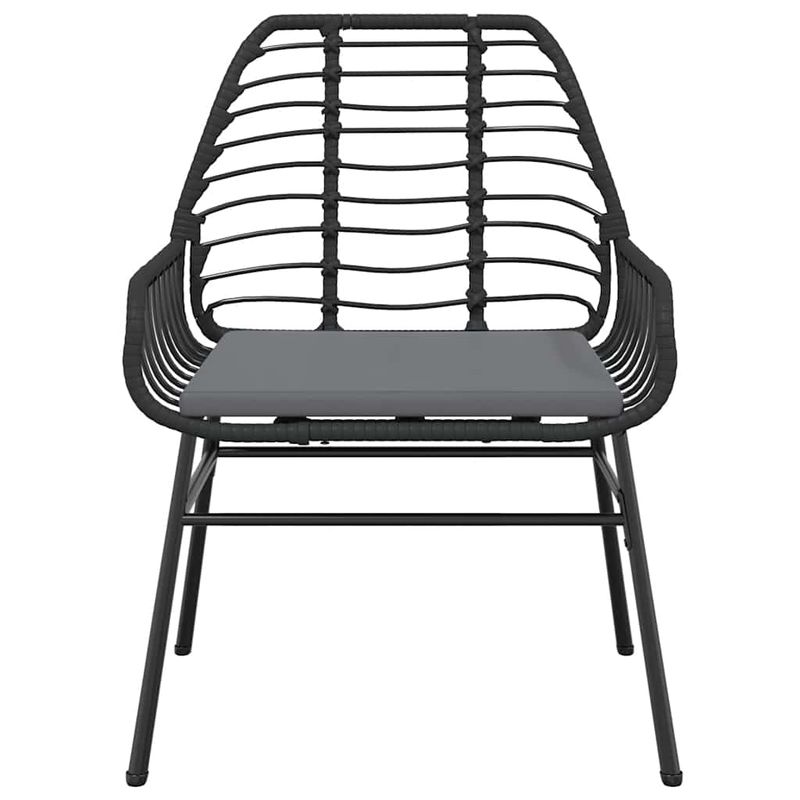 Casa si Gradina - Gradina si terasa - Mobilier exterior - Seturi mobila gradina - Set de sufragerie de gradina 9 piese neagra sticla polirattan - Infinity.ro