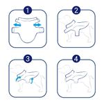 Petshop - Articole imbracaminte - Haine animale - Pelerina de ploaie pentru caini cu benzi reflectorizante XXS, galben - Infinity.ro