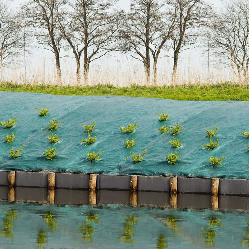 Casa si Gradina - Gradinarit si plante - Sere si solarii - Nature Folie antiburuieni pentru sol, verde, 3,3 x 5 m - Infinity.ro