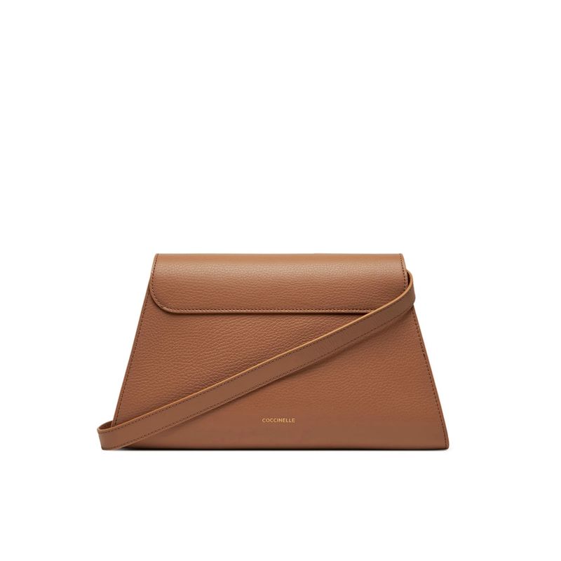 Fashion, accesorii si bijuterii - Femei - Accesorii femei - Genti si rucsacuri femei - Geanta de umar dama Coccinelle Dev E1QTF120201 32 x 20 x 5.5 cm Maro - Infinity.ro