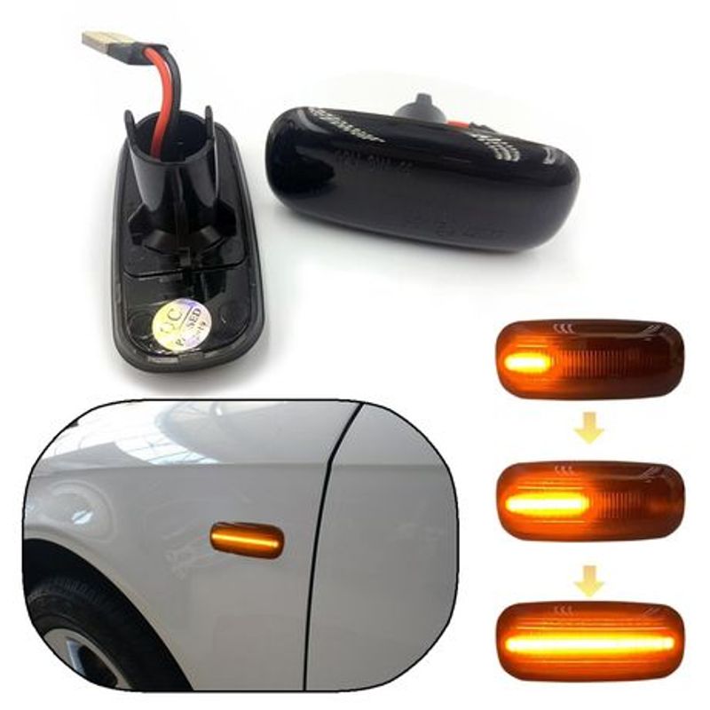 Auto si Moto - Electrice auto - Iluminare si semnalizare - Becuri auto - Semnalizare dinamica AUDI A3 8P, A4 B6, A4 B7, A6 C6 set 2 bucati lampi aripa - Infinity.ro