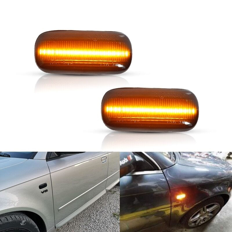 Auto si Moto - Electrice auto - Iluminare si semnalizare - Becuri auto - Semnalizare dinamica AUDI A3 8P, A4 B6, A4 B7, A6 C6 set 2 bucati lampi aripa - Infinity.ro