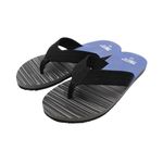Fashion, accesorii si bijuterii - Barbati - Incaltaminte barbati - Slapi si papuci barbati - Slapi flip-flop barbati, Perletti, negru cu albastru, 41 EU - Infinity.ro