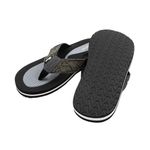 Fashion, accesorii si bijuterii - Barbati - Incaltaminte barbati - Slapi si papuci barbati - Slapi flip-flop barbati, Perletti, negru cu gri, 41 EU - Infinity.ro