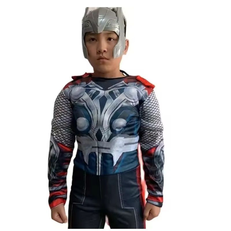 Jucarii, Copii si Bebe - Jucarii si jocuri - Jucarii de rol - Masti si costume copii - Costum Thor, Halloween, Carnaval, 5-7 ani, 110-120 cm - Infinity.ro