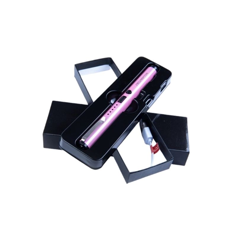 Sport si Outdoor - Sporturi de contact - Produse autoaparare - Electrosoc tip stilou Muria, incarcare USB, cu 3.7V, indicator LED, roz - Infinity.ro