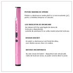 Sport si Outdoor - Sporturi de contact - Produse autoaparare - Electrosoc tip stilou Muria, incarcare USB, cu 3.7V, indicator LED, roz - Infinity.ro