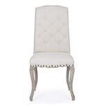 Casa si Gradina - Mobilier - Scaune si fotolii - Scaune - Scaun cu spatar din lemn si tapiterie bumbac crem Diva 51 cm x 53 cm x 99 h x 48 h - Infinity.ro