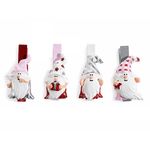 Casa si Gradina - Decoratiuni - Decoratiuni de sezon - Set 24 decoratiuni Mos Craciun cu clips 2.5x4.5 cm - Infinity.ro