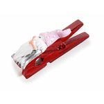 Casa si Gradina - Decoratiuni - Decoratiuni de sezon - Set 24 decoratiuni Mos Craciun cu clips 2.5x4.5 cm - Infinity.ro