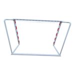 Sport si Outdoor - Sporturi de echipa - Handbal - Poarta handbal Anastasia Sport V2 3x2 m aluminiu, profil 80x80 mm, alb cu rosu - Infinity.ro