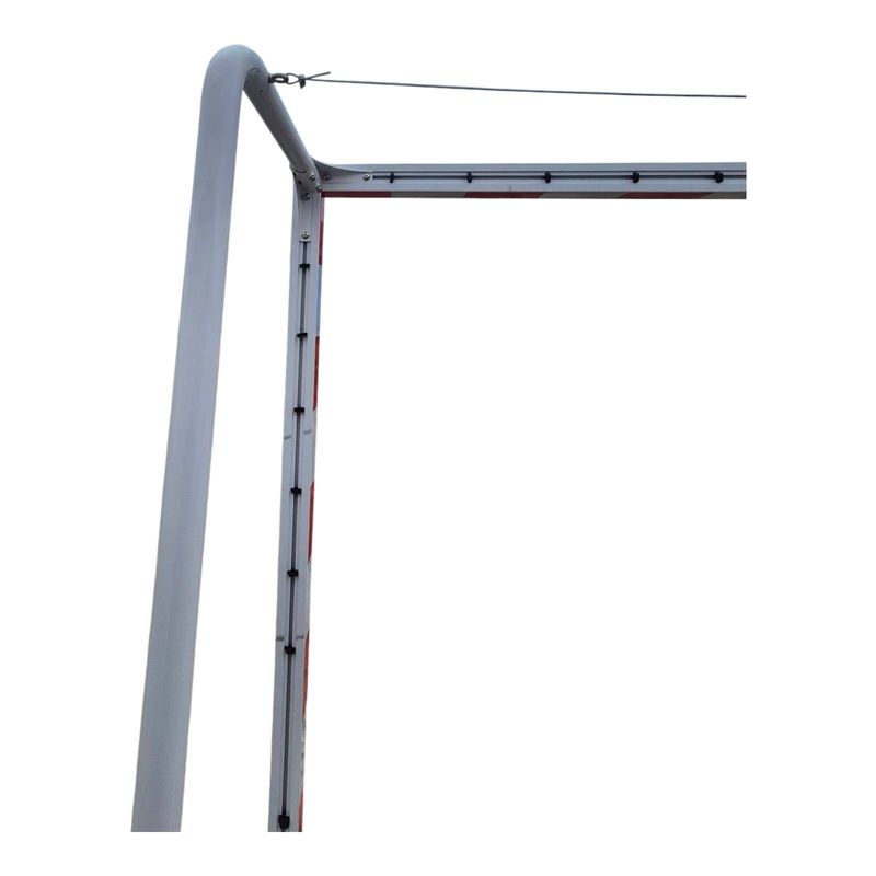 Sport si Outdoor - Sporturi de echipa - Handbal - Poarta handbal Anastasia Sport V2 3x2 m aluminiu, profil 80x80 mm, alb cu rosu - Infinity.ro