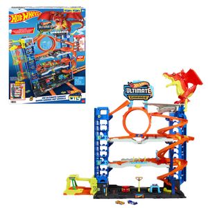 Hot wheels city super garajul