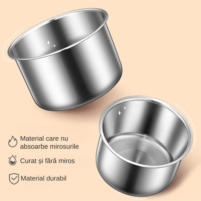 Casa si Gradina - Bucatarie si vesela - Organizare si depozitare bucatarie - Cutii alimentare - Cutie de Pranz Electrica LUDORA®, Functie de Incalzit si Gatit la Abur, 4 Containere Iterioare Detasabile, Capacitate 2L - Infinity.ro