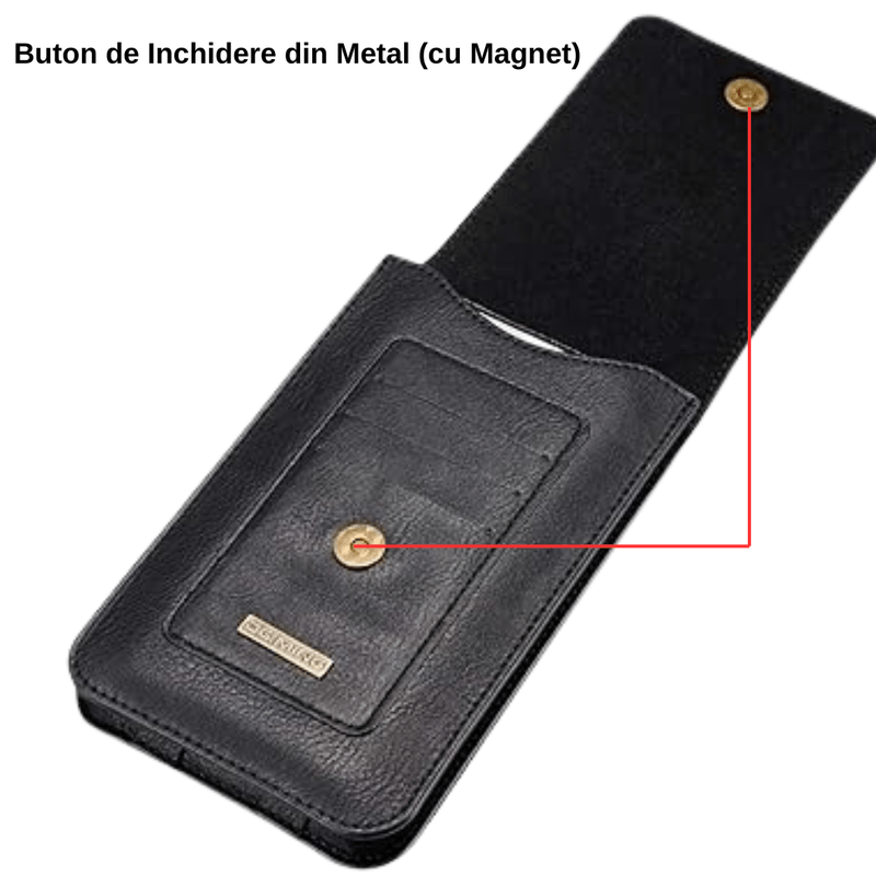 Laptop, Telefoane si Tablete - Telefoane mobile si accesorii - Accesorii Telefoane - Huse telefoane - Husa Telefon, Compatibila telefoane pana la 7 inch, Material PU, 2 in 1, Tip Portofel, 13 Sloturi Card - Infinity.ro
