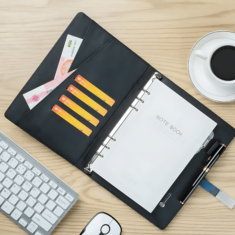 Carti si Birotica - Papetarie - Agende si calendare - Agende si carnete - Set Agenda Inteligenta Premium LUDORA®, Pix Business si Termos, Incarcare Wireless, Baterie Externa Incorporata 8000mAh - Infinity.ro