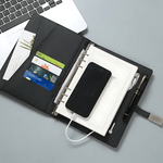 Carti si Birotica - Papetarie - Agende si calendare - Agende si carnete - Set Agenda Inteligenta Premium LUDORA®, Pix Business si Termos, Incarcare Wireless, Baterie Externa Incorporata 8000mAh - Infinity.ro