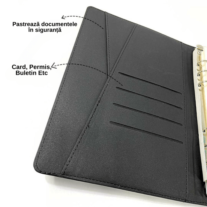 Carti si Birotica - Papetarie - Agende si calendare - Agende si carnete - Set Agenda Inteligenta Premium LUDORA®, Pix Business si Termos, Incarcare Wireless, Baterie Externa Incorporata 8000mAh - Infinity.ro