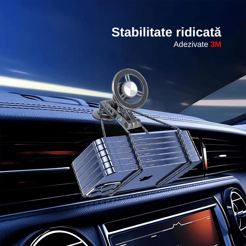 Laptop, Telefoane si Tablete - Telefoane mobile si accesorii - Accesorii Telefoane - Alte accesorii telefoane - Suport Auto LUDORA® pentru Telefon, Brat Metalic din Aliaj Rezistent, Magnet Puternic, Universal, Rotire 360 grade - Infinity.ro