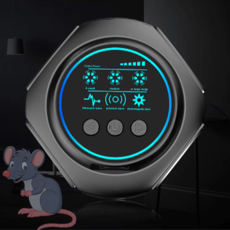 Casa si Gradina - Gradinarit si plante - Intretinere gradina - Articole daunatori gradina - Aparat Profesional Anti Rozatoare, Adsinio, cu Ultrasunete, Frecventa 20kHz-65kHz, Incarcare USB Type-C,Negru - Infinity.ro