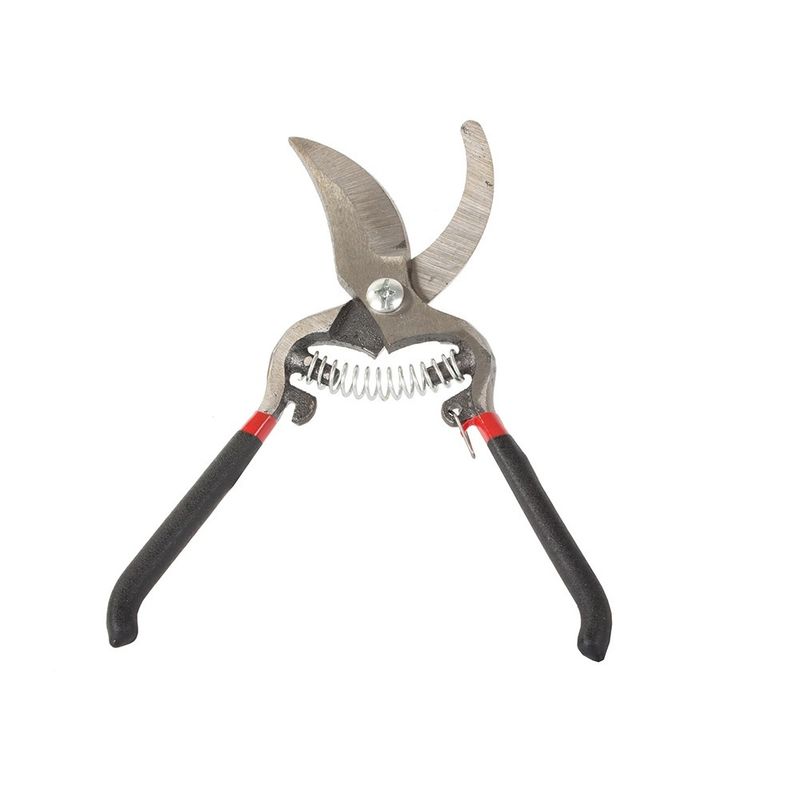 Casa si Gradina - Gradinarit si plante - Unelte gradinarit - Foarfeci gradinarit - Foarfeca pentru gradina, din otel forjat, lungime totala de 20.5cm, lama de 5.5cm, argintiu-negru - Infinity.ro