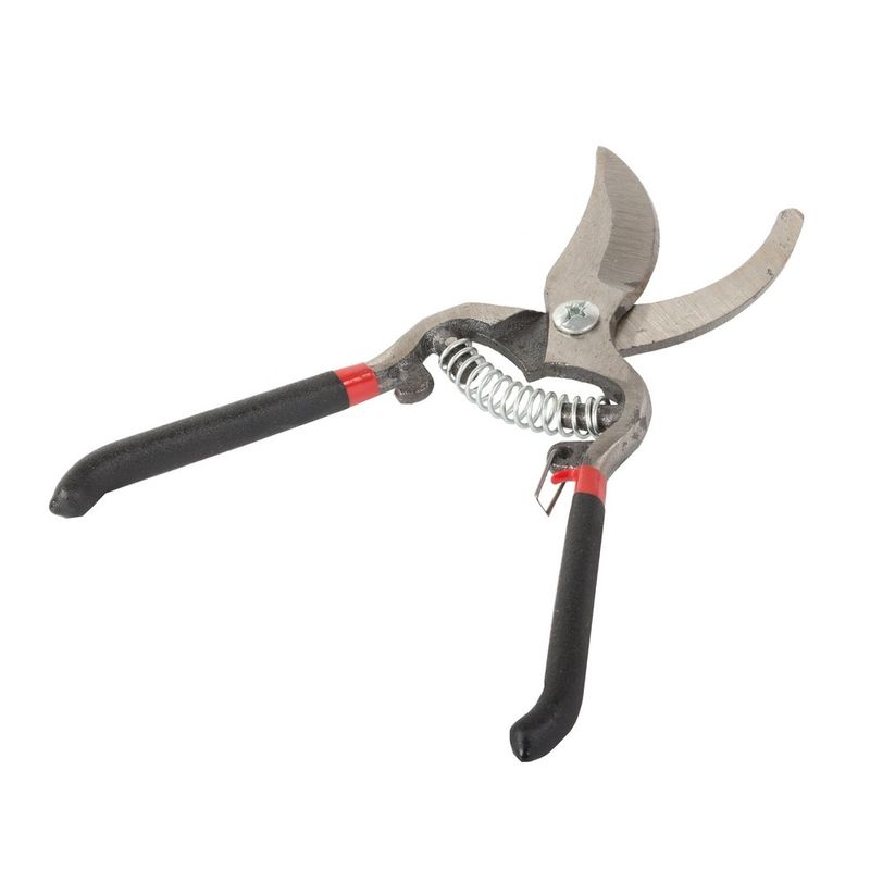 Casa si Gradina - Gradinarit si plante - Unelte gradinarit - Foarfeci gradinarit - Foarfeca pentru gradina, din otel forjat, lungime totala de 20.5cm, lama de 5.5cm, argintiu-negru - Infinity.ro