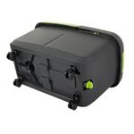 Market - Curatenie si intretinere casa - Produse menaj - Mopuri - Set cu galeata si mop cu stoarcere rotativa, plastic-metal, maner telescopic 94-126cm lungime, negru-verde - Infinity.ro